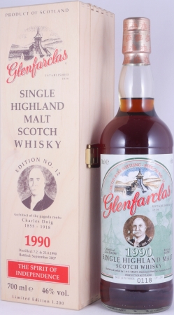 Glenfarclas 1990 17 Years Sherry Casks Nos. 1088, 4705 / 4706 Edition No. 12 Charles Doig Highland Single Malt Scotch Whisky 46.0%