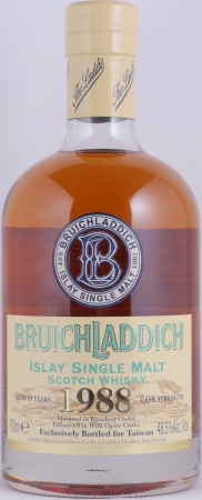 Bruichladdich 1988 19 Years Bourbon / Willy Opitz Cask Finish Islay Single Malt Scotch Whisky Cask Strength 48.5%