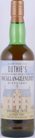 Macallan-Glenlivet 1979 14 Years Oak Cask R. W. Duthie Highland Single Malt Scotch Whisky 46,0%