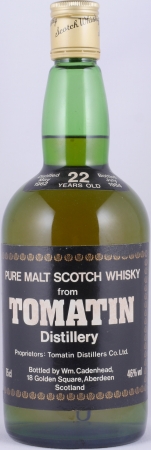 Tomatin 1962 22 Years Cadenhead Green Dumpy Bottle Highland Pure Malt Scotch Whisky 46,0%