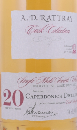 Caperdonich 1992 20 Years Bourbon Hogshead Cask No. 121139 Individual Cask Bottling Speyside Single Malt Scotch Whisky 59,4%