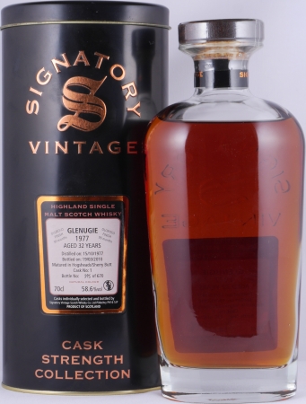 Glenugie 1977 32 Years Hogsheads / Sherry Butt Cask No. 1 Signatory Vintage Highland Single Malt Scotch Whisky 58.6%