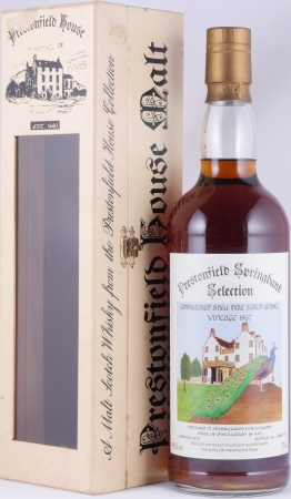 Springbank 1967 20 Years Sherry Cask No. 1472 Prestonfield House Campbeltown Single Malt Scotch Whisky 46,0%