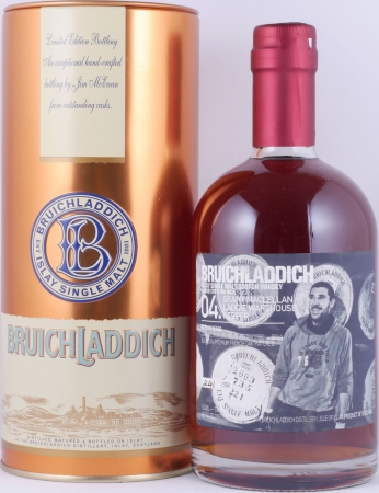 Bruichladdich 1990 24 Years Bourbon/French Oak Cask No. R08/101 No. 20 Laddie Crew Valinch 04 Grant Maclellan Islay Single Malt Scotch Whisky 52.3%