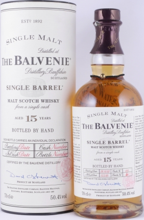 Balvenie 1985 15 Years Single Barrel Oak Cask No. 645 Highland Single Malt Scotch Whisky 50,4%