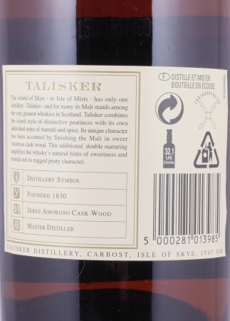 Talisker 1990 13 Years Distillers Edition 2003 Special Release TD-S: 5EQ Isle of Skye Single Malt Scotch Whisky 45,8%