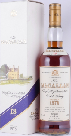 Macallan 1978 18 Years Sherry Wood Highland Single Malt Scotch Whisky 43.0%