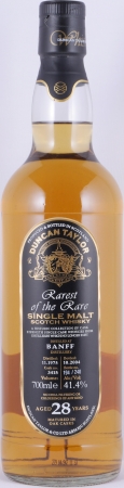 Banff 1975 28 Years Oak Cask No. 3415 Duncan Taylor Rarest of the Rare Highland Single Malt Scotch Whisky 41.4%