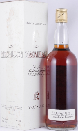 Macallan 12 Years Sherry Wood Highland Single Malt Scotch Whisky 43,0% bottled by Campbell, Hope und King