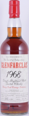 Glenfarclas 1968 34 Years Sherry Casks Nos. 686+687 Old Stock Reserve Highland Single Malt Scotch Whisky Cask Strength 54.1%