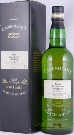 Bowmore 1983 13 Years Oak Cask Cadenheads Islay Single Malt Scotch Whisky Cask Strength 60,0%
