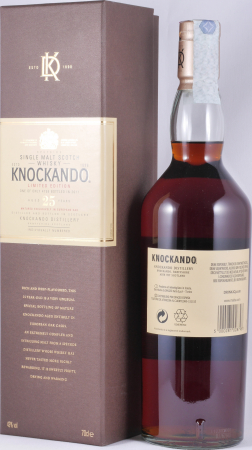 Knockando 25 Years 1st Fill European Oak Sherry Casks Special Release 2011 Speyside Single Malt Scotch Whisky 43.0%