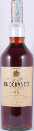 Knockando 25 Years 1st Fill European Oak Sherry Casks Special Release 2011 Speyside Single Malt Scotch Whisky 43.0%