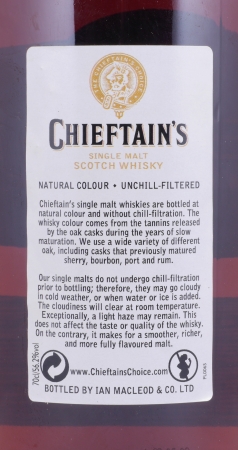 Longmorn 1994 15 Years Sherry Butt Finish Cask No. 90152 Ian McLeod Chieftains Speyside Single Malt Scotch Whisky 56,2%