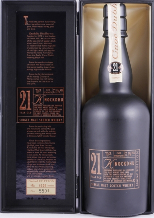 Knockdhu 21 Years Limited Edition 1999 Highland Single Malt Scotch Whisky Cask Strength 57,5%