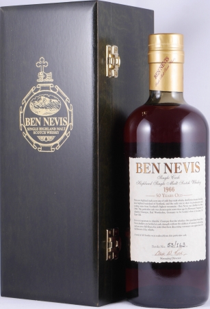 Ben Nevis 1966 50 Years Sherry Hogshead Cask No. 3641 Highland Single Malt Scotch Whisky Cask Strength 40,6%