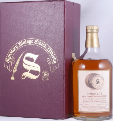 Killyloch 1972 22 Years Sherry Cask No. 206413 Signatory Vintage Dumpy Bottle Lowland Single Malt Scotch Whisky 52,6%