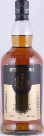 Springbank 21 Years A Legend Returns Limited Edition 2013 Bourbon and Sherry Casks Campbeltown Single Malt Scotch Whisky 46,0%