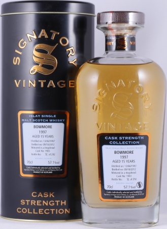 Bowmore 1997 15 Years Hogshead Cask No. 1903 Signatory Vintage Cask Strength Islay Single Malt Scotch Whisky 57,1%