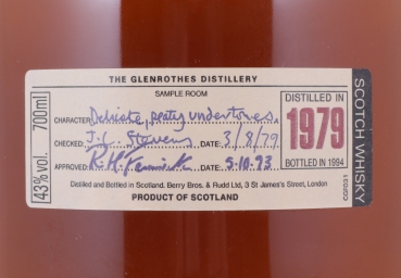 Glenrothes 1979 14 Years Vintage Limited Edition Speyside Single Malt Scotch Whisky 43,0%