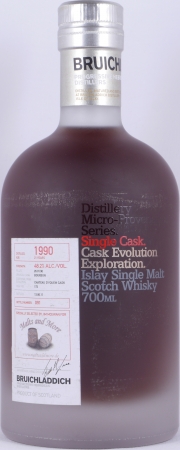 Bruichladdich 1990 21 Years Bourbon/Chateau D Yquem Cask No. 173 Micro-Provenance Islay Single Malt Scotch Whisky 48,2%