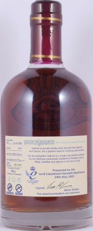 Bruichladdich 1989 16 Years Refill Sherry Cask No. 944 The Queens Award Valinch Islay Single Malt Scotch Whisky 55,7%