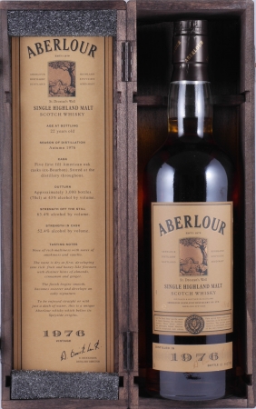 Aberlour 1976 22 Years First Fill American Oak Bourbon Casks Limited Edition Highland Single Malt Scotch Whisky 43,0%