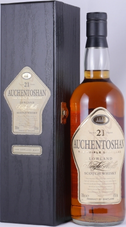 Auchentoshan 21 Years Bourbon and Sherry Casks The Triple Distilled Lowland Single Malt Scotch Whisky 43.0%