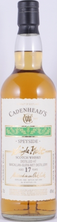 Macallan-Glenlivet 1989 17 Years Bourbon Wood Cadenheads Single Cask Bottling Speyside Single Malt Scotch Whisky 46,0%