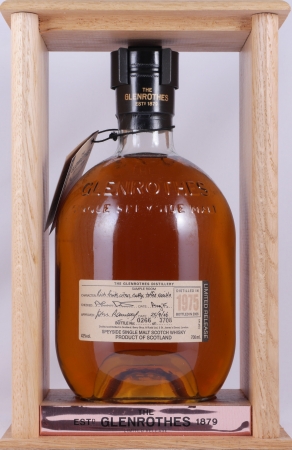 Glenrothes 1975 30 Years Vintage Limited Edition Speyside Single Malt Scotch Whisky 43.0%