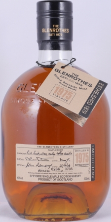 Glenrothes 1975 30 Years Vintage Limited Edition Speyside Single Malt Scotch Whisky 43,0%