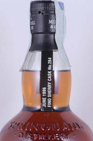 Springbank 1996 13 Years Fino Sherry Cask No. 264 Campbeltown Single Malt Scotch Whisky Cask Strength 57,1%