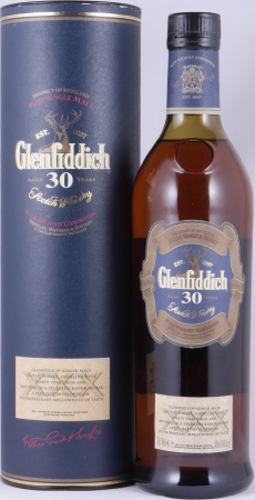 Glenfiddich 30 Years Release 2009 Speyside Pure Single Malt Scotch Whisky 40.0%