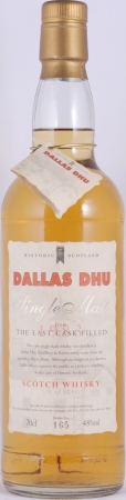 Dallas Dhu 1983 The Last Cask Filled Remnant Oak Cask No. 327 Historic Collection Speyside Single Malt Scotch Whisky 48,0%