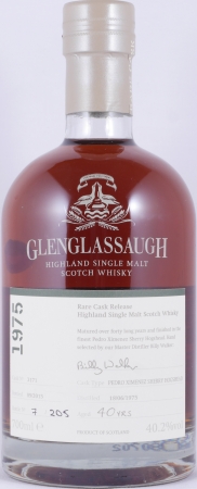 Glenglassaugh 1975 40 Years Pedro Ximenez Sherry Hogshead Cask No. 3171 Highland Single Malt Scotch Whisky 40.2%