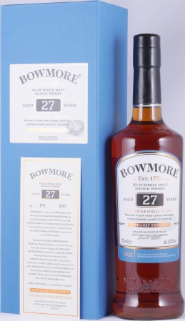 Bowmore 1990 27 Years Port Cask Feis Ile 2017 Distillery Exclusive Limited Edition Islay Single Malt Scotch Whisky Cask Strength 52.4%