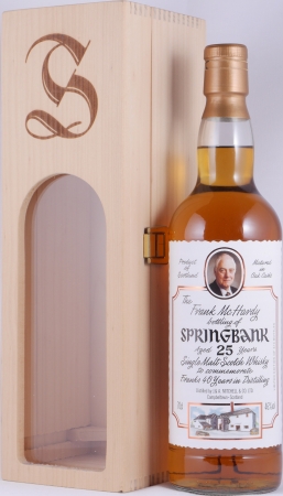 Springbank 1974 25 Years Oak Cask Frank McHardy 40 Years in Distilling Campbeltown Single Malt Scotch Whisky 46,0%