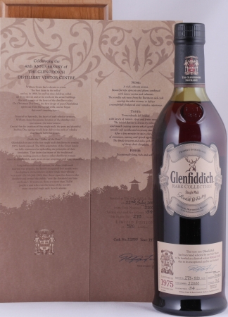 Glenfiddich 1975 34 Years European Oak Sherry Butt Cask No. 22000 Rare Collection Speyside Single Malt Scotch Whisky 54.3%