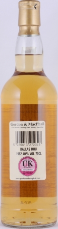 Dallas Dhu 1982 23 Years Oak Casks Gordon and MacPhail Licensed Bottling Distillery Label Speyside Single Malt Scotch Whisky 40.0%