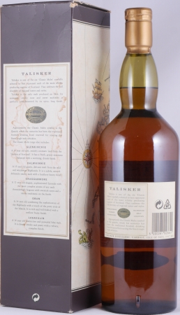 Talisker 10 Years Map Label Classic Malts Isle of Skye Single Malt Scotch Whisky 45.8% 1.0 L