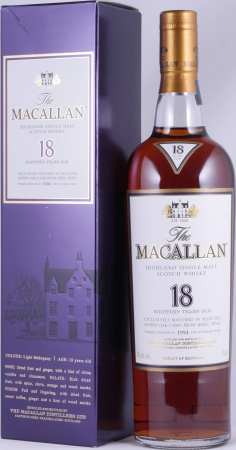 Macallan 1994 18 Years Sherry Oak Highland Single Malt Scotch Whisky 750ml Remy Cointreau NY 43.0%