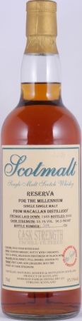 Macallan 1988 12 Years Oloroso Sherry Cask Scotmalt Reserva for the Millennium Highland Single Malt Scotch Whisky 55.1%