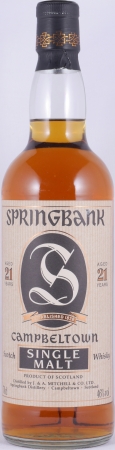 Springbank 21 Years Limited Edition Release 2000 Campbeltown Single Malt Scotch Whisky 46.0%