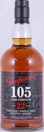 Glenfarclas 105 Cask Strength 22 Years Celebrating 50 Years of 105 Highland Single Malt Scotch Whisky 60.0%