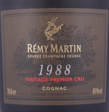 Rémy Martin 1988 Vintage Premier Cru Grande Champagne Cognac 45.0%