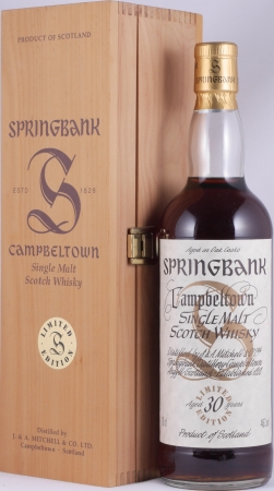 Springbank 30 Years Sherry Casks Limited Millennium Edition No. 2 Campbeltown Single Malt Scotch Whisky 46,0%