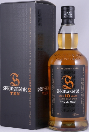 Springbank 10 Years Bourbon and Sherry Casks Release 2012 Black Label Campbeltown Single Malt Scotch Whisky 46.0%