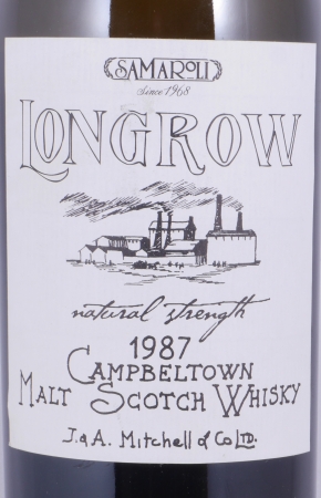 Longrow 1987 15 Years Oak Cask No. 114 Samaroli Very Limited Edition Campbeltown Single Malt Scotch Whisky Cask Strength 45.0%