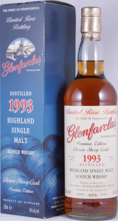 Glenfarclas 1993 18 Years Oloroso Sherry Casks Nos. 9, 10, 12, 72, 73 Premium Edition Highland Single Malt Scotch Whisky 46.0%