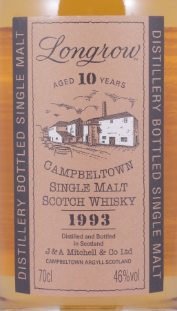 Longrow 1993 10 Years Campbeltown Single Malt Scotch Whisky 46.0%